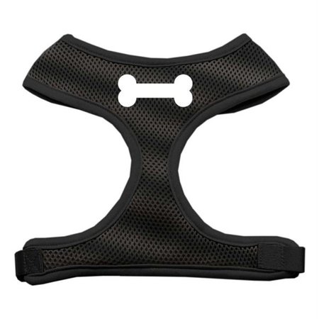 UNCONDITIONAL LOVE Bone Design Soft Mesh Harnesses Black Large UN852405